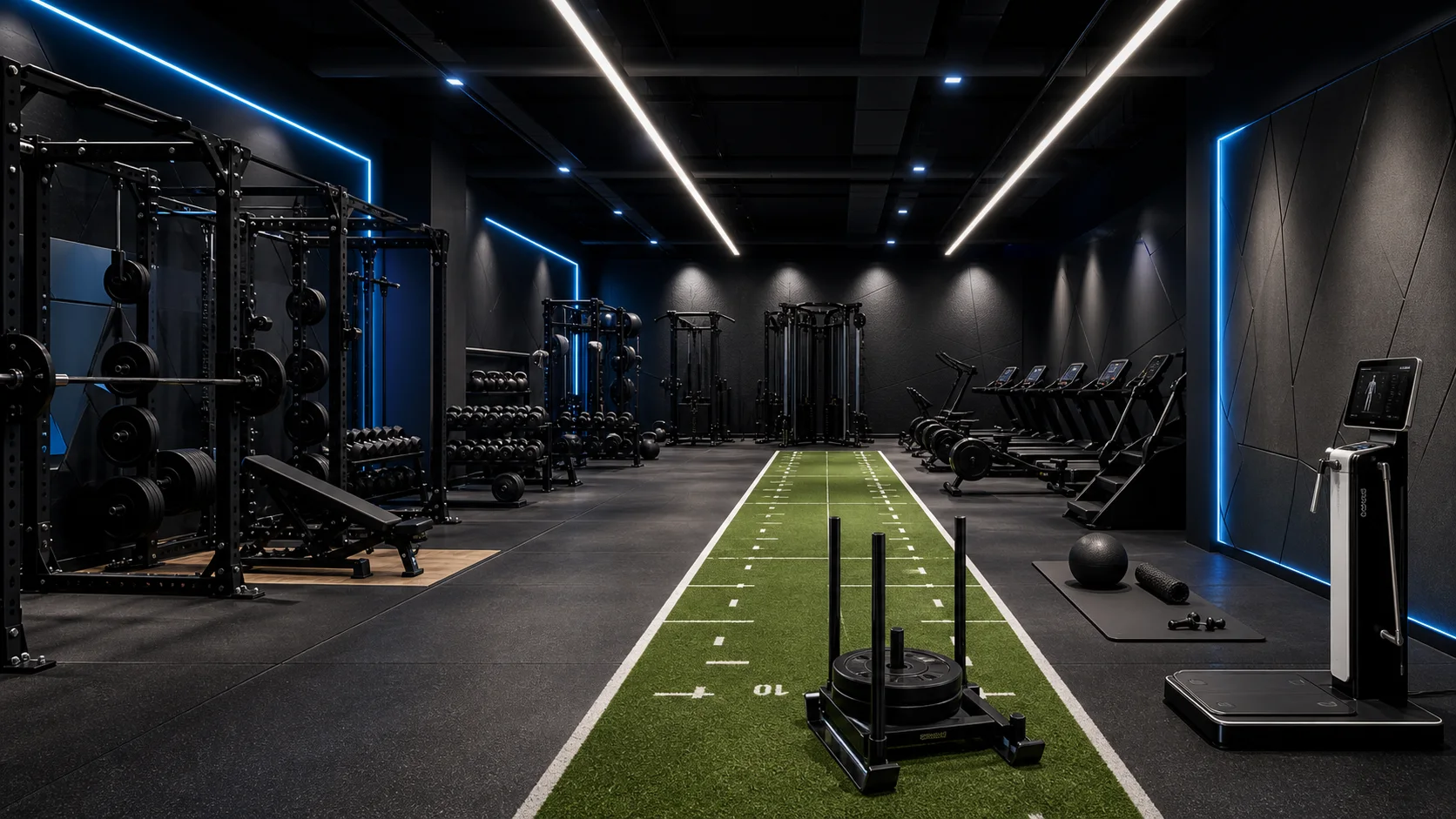 Enclosed gym concept